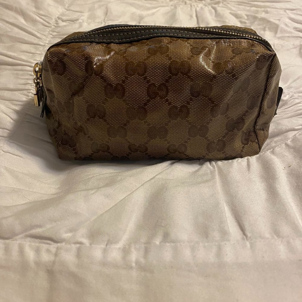 Gucci Monogram Duchessa Makeup Bag